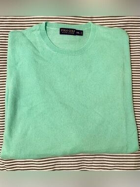 Polo Golf Ralph Lauren 100% Cashmere Crewneck Sweater - XXL